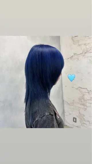 ミディアム レイヤーブリーチ特化 ホワイト専門/岸のヘアスタイル