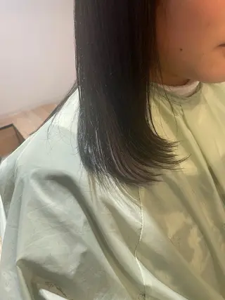 ミディアム 田中 志織のヘアスタイル