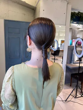 セミロング ヘアアレンジ Froom🌻 村上夏菜のネイルデザイン