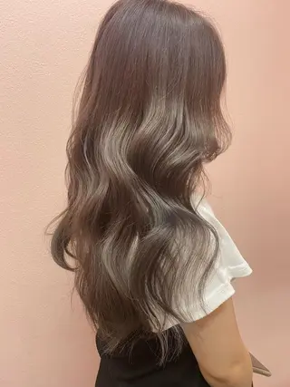 ロング カラー RIYA❤︎ Aujuaソムリエのヘアスタイル