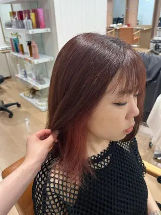 カラー 森心乃/金山駅 モデル募集中のヘアスタイル