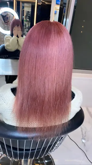 ミディアム カラー 魅力引き出しヘア🐾 るくものヘアスタイル