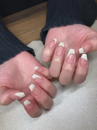 ネイル 𝐴𝑁𝑈𝐸 深爪育成専門サロンのネイルデザイン
