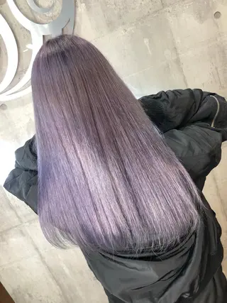 セミロング カラー ハイトーン/韓国風 🤍Nacchi🐈のマツエク・マツパデザイン