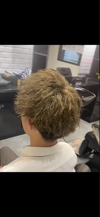 ショート カラー メンズ 前田賢生 ご新規様はNGのヘアスタイル