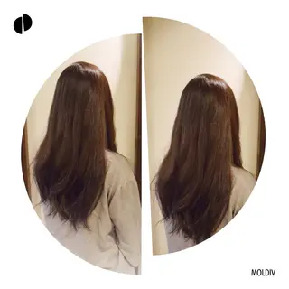 セミロング ロング カラー ✨縮毛矯正✨髪質改善 ナカシマ ユミのヘアスタイル