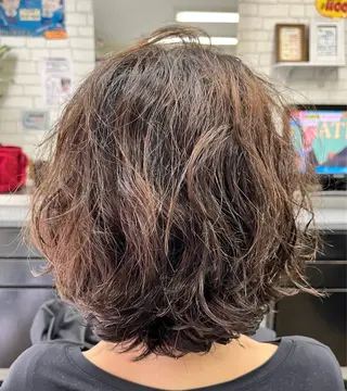 ミディアム パーマ Dream30所属・Dream30 miyuのヘアスタイル