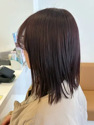 ミディアム sunquestみずほ台所属・韓国風ハイトーン ハヤタ💎のヘアスタイル