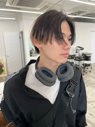 ショート カラー メンズ Lann    HAIR•MAKE所属・渡邉 琢也のヘアスタイル