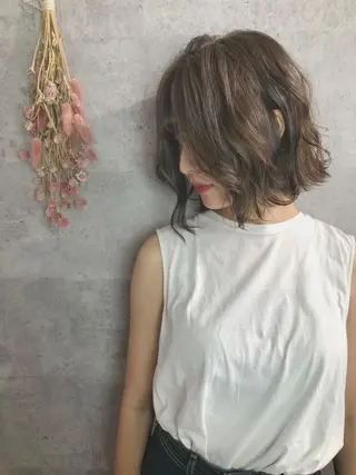 ショート カラー パーマ Rico OFFICIALのヘアスタイル