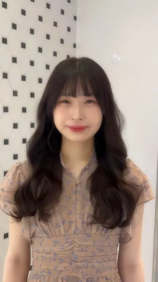 ロング カラー ヘアアレンジ 大人girly/ 銀座RINOSEのヘアスタイル