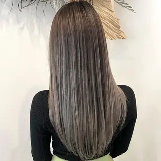 ロング カラー ✨韓国/外国人風✨ 江原巧のヘアスタイル