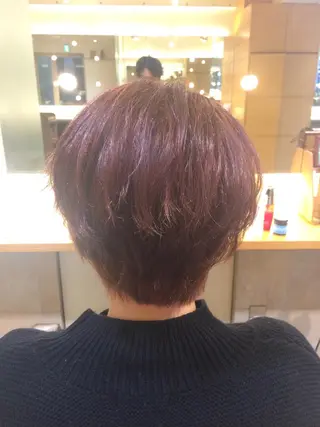 ショート カラー パーマ メンズパーマの巨匠 鈴木純のヘアスタイル