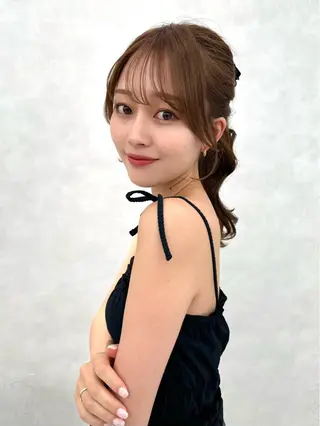 セミロング 顔周り🇰🇷韓国 レイヤー/いづみ💞のヘアスタイル