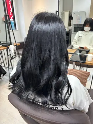 ロング I S所属・🌿透明感カラー 縮毛矯正✨かずきのヘアスタイル