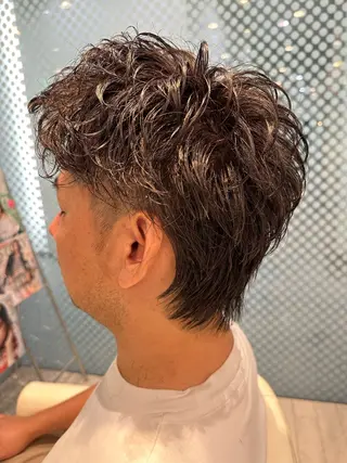 パーマ メンズ 井上 凜太郎のヘアスタイル
