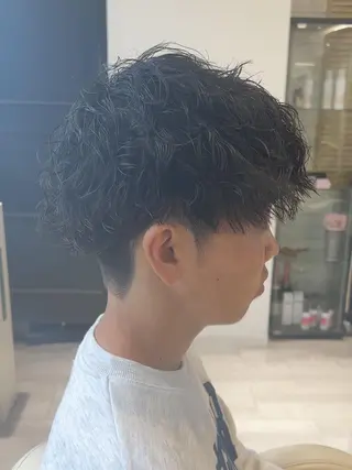 ショート メンズ パーマ メンズパーマ/ メンズカット/タクヤのヘアスタイル