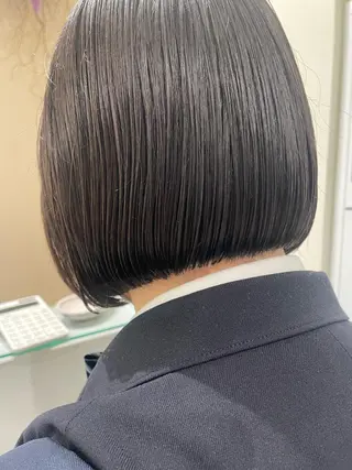 ショート ボブ/インナーカラー /眉毛/Miyuのヘアスタイル