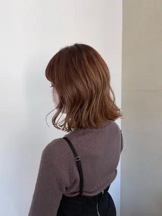 ミディアム カラー shiori/暖色/ レイヤー/似合わせのヘアスタイル