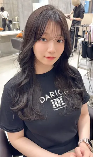 ロング Clore所属・うる艶ヘア♡韓国好き 透明感　shotaのヘアスタイル