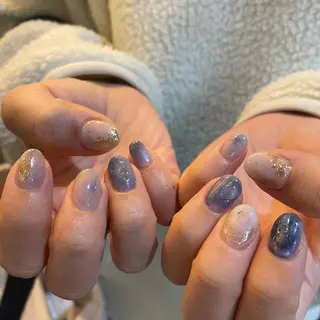 カラー ネイル scre as Etelのネイルデザイン