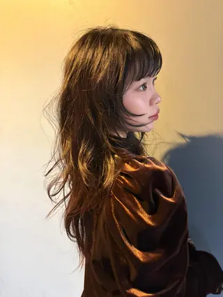 ロング saya🎀似合わせ レイヤーカットのヘアスタイル