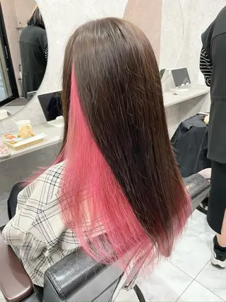 ロング 🦋ハイトーン🦋 石山 希理🦋のヘアスタイル