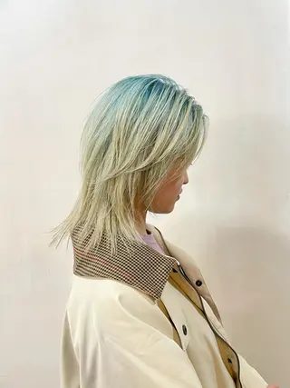 ミディアム 清家 浩貴のヘアスタイル