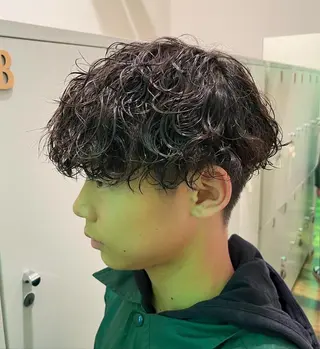 パーマ メンズ 中村 翔那のヘアスタイル