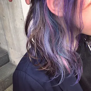 ミディアム カラー 原宿サロン代表 デザインカラー伊藤卓のヘアスタイル