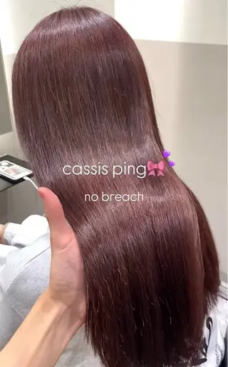 ロング オリーブ🌿ブリーチ なし◎Azusaのヘアスタイル