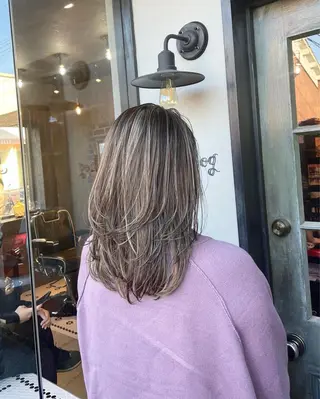 セミロング D.log 大和西大寺店所属・川崎 雅大のヘアスタイル