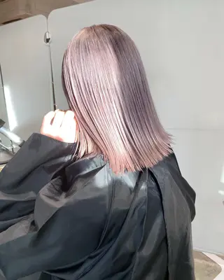 セミロング 🍇透明感カラー/ カットひかる🍒のヘアスタイル