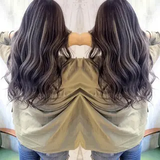 ロング カラー cherie所属・バレイヤージュ/ ハイライト/大内格のヘアスタイル