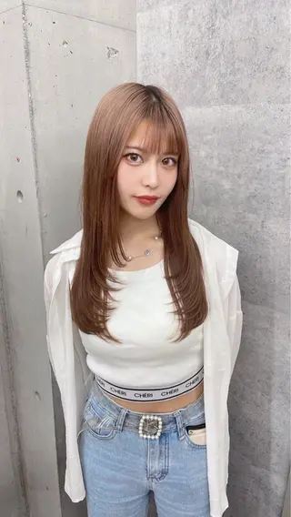 ロング 鎌田 梨瑚のヘアスタイル