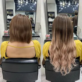 ロング カラー ヘアアレンジ ar+ ❤︎ maiのヘアスタイル