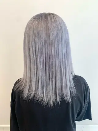 ミディアム カラー 松浦ゆずき 韓国/ 診断/ダウンパーマのヘアスタイル