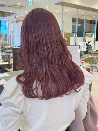 カラー 堀江/韓国/透明感 /みずき🐩のヘアスタイル