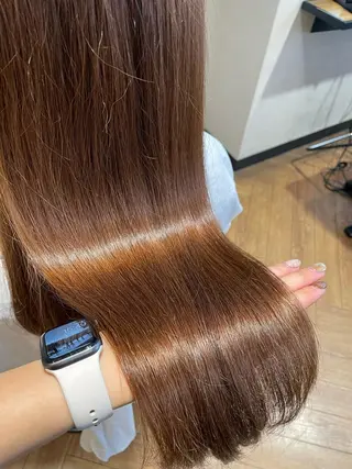 ロング 金城 二千夏のヘアスタイル