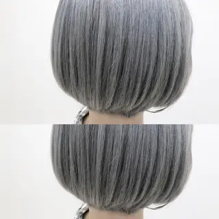 ショート カラー 上川 開生のヘアスタイル