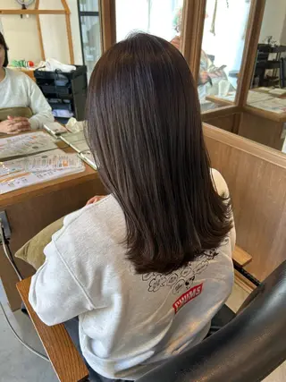 セミロング カラー FERIA池田/ 大達咲月のヘアスタイル