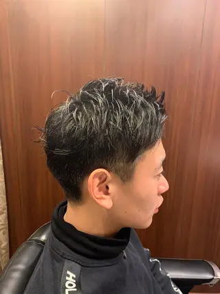 ショート メンズ ヒロ銀座 バーバーショップ神楽坂所属・ひらお あおとのヘアスタイル