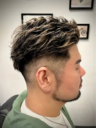 ショート メンズ スカイシープレイス所属・金田 和大のヘアスタイル