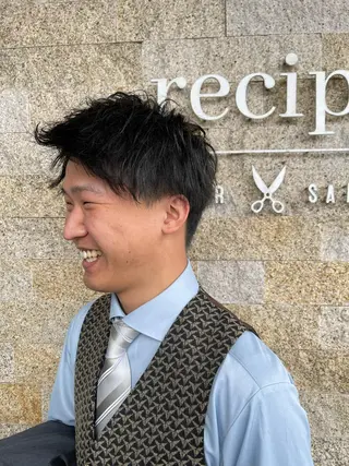 ショート 川田 仁のヘアスタイル