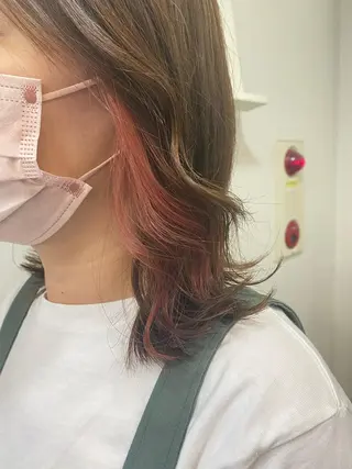 セミロング カラー BLENDby happiness所属・KAORU/絹髪 /髪質改善/奈良のヘアスタイル