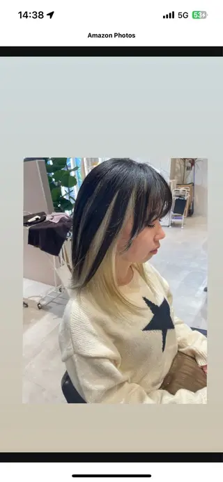 セミロング カラー ✨艶髪職人艶カラー✨ 中本輝人のヘアスタイル