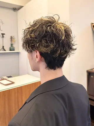 ショート カラー パーマ 髪質改善/縮毛矯正 ボブ/Ryuseiのヘアスタイル