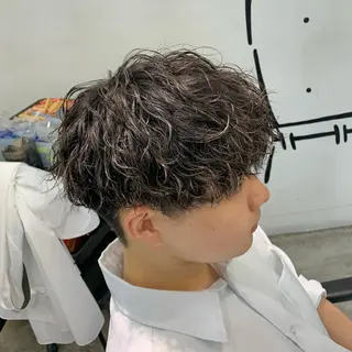 ショート パーマ メンズ メンズ特化美容師/ 藤戸 椋のヘアスタイル