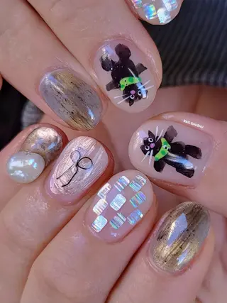 ネイル 3dパーツ/流行り 👧shushu❤️のネイルデザイン