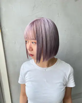 カラー fudge所属・MaisonHALU 松浦光咲のヘアスタイル